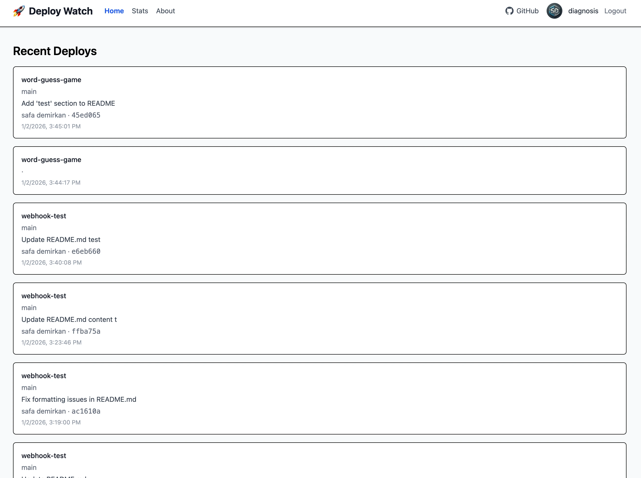 Deploy Watch - GitHub Deployment Monitor screenshot 4