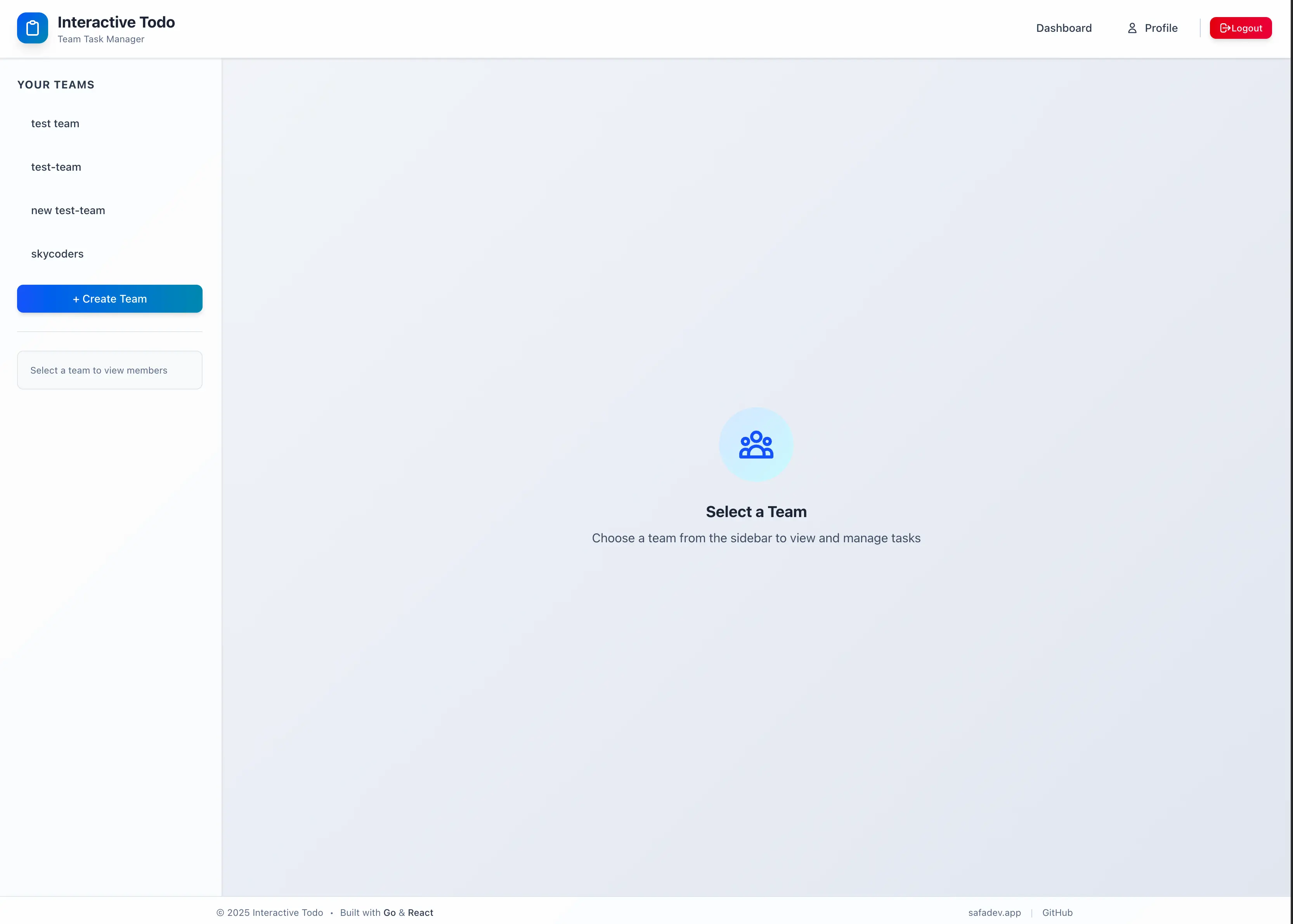 Interactive Todo Application screenshot 5